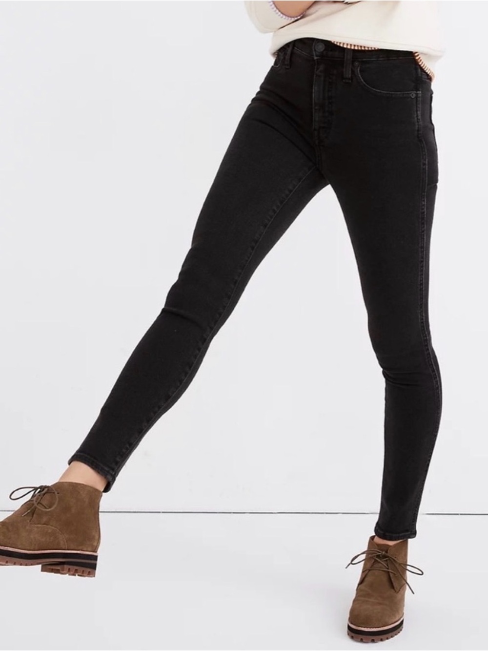 Madewell High-Rise Black Skinny Women’s Jeans
